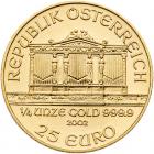 Austria. 25 Euro, 2002 Brilliant Unc