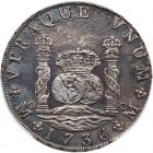 Mexico. 8 Reales, 1736-Mo MF PCGS About Unc