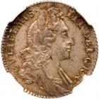 Great Britain. Sixpence, 1696 NGC MS63