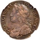 Great Britain. Shilling, 1736/5 NGC AU55