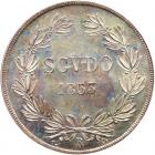 Italian States: Papal/Roman States. Scudo, 1853-R PCGS MS63 - 2