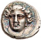 Thessaly, Larissa. Silver Drachm (6.11 g), early 4th century BC VF