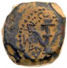 Judaea, Hasmonean Kingdom. Alexander Jannaeus (Yehonatan). &AElig; Prutah (2.98 g), 103-76 BCE