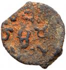 Judaea, Herodian Kingdom. Herod I. AE 1/2 Prutah (1.32 g), 40 BCE-4 CE VF