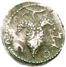 Judaea, Bar Kokhba Revolt. Silver Zuz (3.81 g), 132-135 CE Choice VF