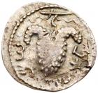 Judaea, Bar Kokhba Revolt. Silver Zuz (2.91 g), 132-135 CE About VF
