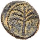 Judaea, Bar Kokhba Revolt. AE Small Bronze (4.11 g), 132-135 CE VF