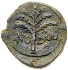 Judaea, Bar Kokhba Revolt. AE Small Bronze (4.62 g), 132-135 CE Choice VF