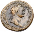 Titus. AE Sestertius (24.44 g), AD 79-81 VF
