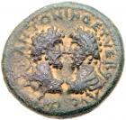 Aelia Capitolina (Jerusalem). Marcus Aurelius and Lucius Verus. &AElig; (14.08 g), AD 161-180 and 161-169 respectively