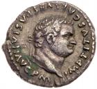 Titus. Silver Denarius (2.94 g), AD 79-81 About VF