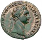 Domitian. AE Sestertius (21.30 g), AD 81-96 Choice VF