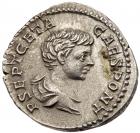 Julia Domna, with Geta, as Caesar. Silver Denarius (2.91 g), Augusta, AD 193-217