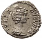 Julia Domna, with Geta, as Caesar. Silver Denarius (2.91 g), Augusta, AD 193-217 - 2