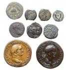 9-piece collection of mostly Jewish and related coinage