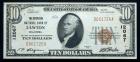 1929, $10 National Bank Note. Type 1. The American NB, Lawton, OK. Ch. #12067. PCGS Very Fine 30