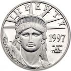 1997 $100 American Platinum Eagle