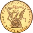 1855 (2001) S.S. Central America Kellogg $50 Proof Commemorative Restrike - 2