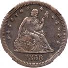 1858-S Liberty Seated 25C