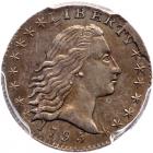 1795 Flowing Hair H10C PCGS AU58