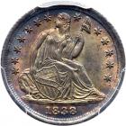 1838 Liberty Seated H10C. Stars, No Drapery PCGS MS67