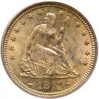 1874-S Liberty Seated 25C. Arrows PCGS MS65