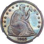 WITHDRAWN - 1845 Liberty Seated $1 NGC MS62