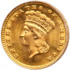 1881 $1 Gold Indian PCGS MS68