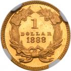 1888 $1 Gold Indian NGC PF65 CAM - 2