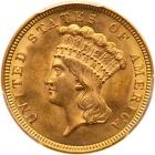 1854 $3 Gold PCGS MS64