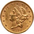 1873-S $20 Liberty. Open 3 PCGS MS60