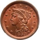 1853 N-26 R2 PCGS graded MS64 Red & Brown