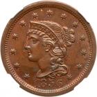 1856 N-12 R1+ Upright 5 NGC graded MS63 Brown