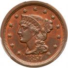 1857 N-1 R1 Large Date PCGS graded MS64 Red & Brown