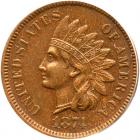 1874 Indian Head 1C PCGS AU50