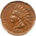 1875 Indian Head 1C PCGS AU55