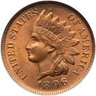 1896 Indian Head 1C PCGS MS64 RD