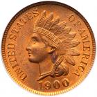 1900 Indian Head 1C PCGS MS65 RD