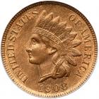 1908-S Indian Head 1C PCGS MS64 RB