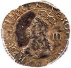 Great Britain. 3 Pence, ND (1660-1662) PCGS EF45