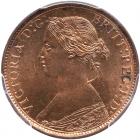 Great Britain. Farthing, 1861 PCGS MS65 RB