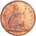 Great Britain. Proof Penny, 1937 PCGS PF66 RB - 2