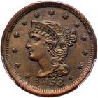 1853 N-25 R1 Repunched 1 PCGS graded MS64 Brown