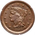 1854 N-11 R2 PCGS graded MS63 Brown, CAC Approved (OGH)