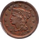 1855 N-12 R1 Upright 55 PCGS graded MS64 Brown