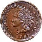 1887 Indian Head 1C PCGS MS64 BR