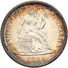 1889 Liberty Seated 10C PCGS MS62