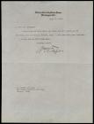 Taft, William H. - Letter Signed as Supreme Court Justice