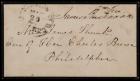 1860s President James Buchanan Free Frank on Mourning Cover