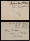 1911-1924 First Ladies Mourning Cover Free Franks (x4)